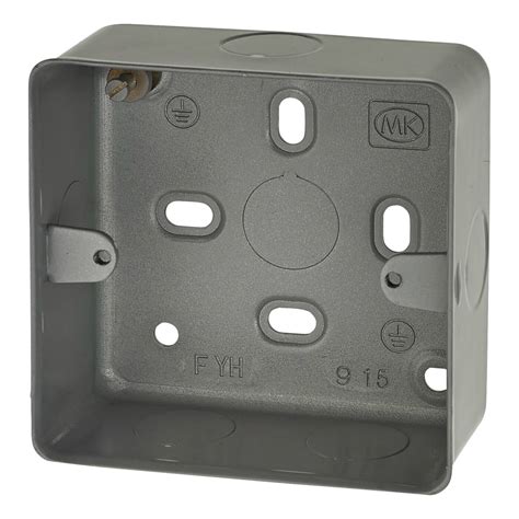 metal single gang back box